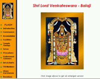 Shri Lord Venkateswara - Balaji